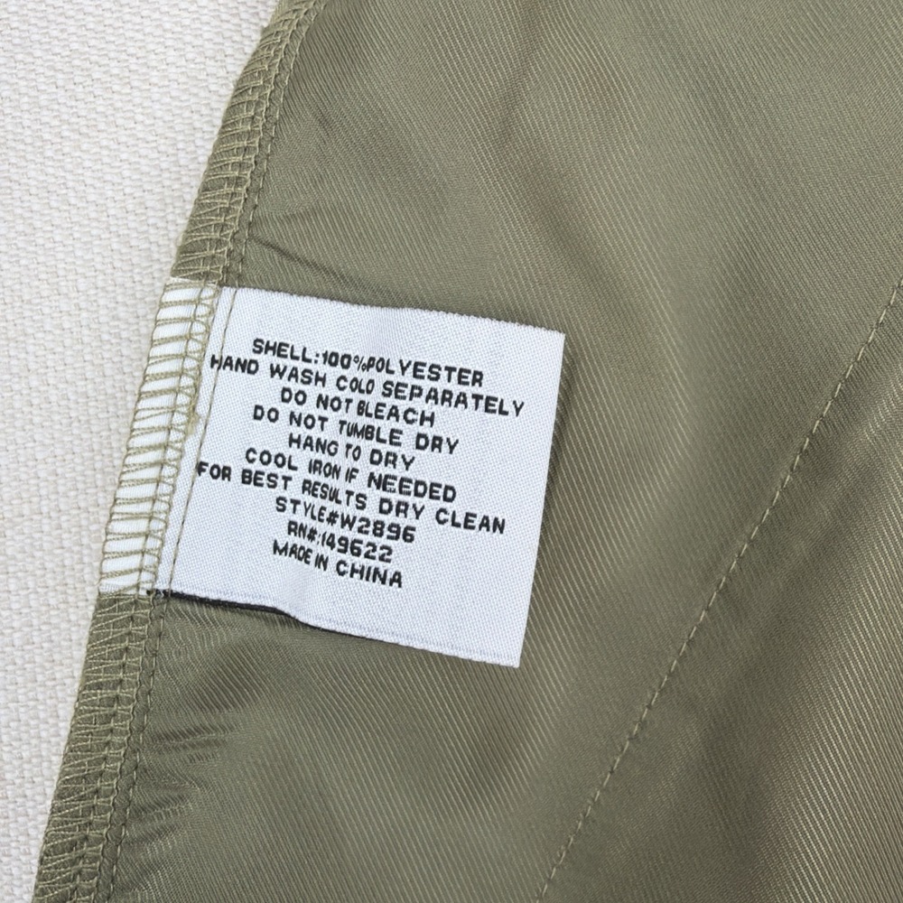 Walter Baker Women's Savannah Short Army L Pleated Preppy Elastic Waist in Back - Picture 10 of 12